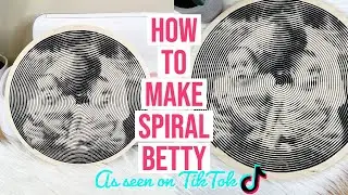 HOW TO MAKE A SPIRAL BETTY AS SEEN ON TIKTOK