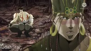 Joseph Tries to Run Away but his Cheeks Keeps on Alerting Wamuu  | JoJo Omni Man Hot Milk meme