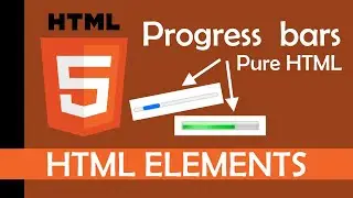 Progress bars with pure HTML