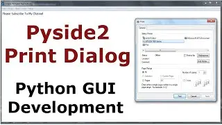 Python How to Create Print Dialog in Pyside2