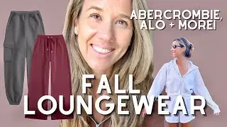 FALL LOUNGEWEAR HAUL (ABERCROMBIE, ALO, ARITZIA & LULULEMON)