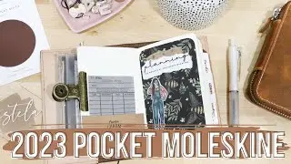 2023 Pocket Moleskine Setup |  Pocket Moleskine Weekly Planner