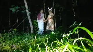 Duet Ibu2 Gaul Ikut live misteri di kejar2 kunti dan pocong