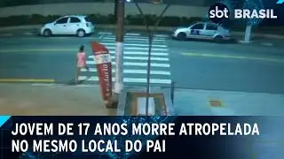 Adolescente morre atropelada no mesmo local onde pai faleceu em Osasco | SBT Brasil (04/03/25)