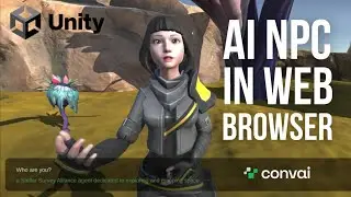 3D AI Characters in Web Browser you can talk to | Convai Unity WebGL Tutorial