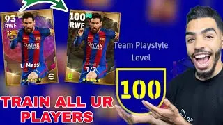 HOW TO GET 100 TEAM PLAY STYLE AND TRAIN PLAYERS TO MAX LEVEL | eFootball mobile tips #1