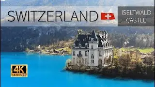 Iseltwald Castle, 🇨🇭 Switzerland. Most beautiful Swiss Village.