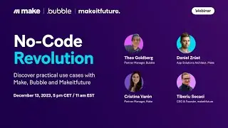 No-Code Revolution: Discover practical use cases with Make, Bubble and Makeitfuture