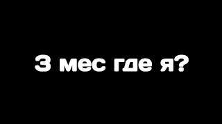 Куда я пропал на 3 месеца