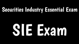 Securities Industry Essential Exam | How To Pass SIE Exam |