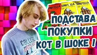 Подстава от Озон ! Кот в ШОКЕ ! Продукты из Пятерочки и Фикс Прайс