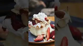 🍓 🍰 Strawberry Shortcakes make a delicious & easy camping dessert!! 