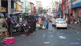 SALVADOR BAHIA - FINAL DE TARDE ROLÊ NO CENTRO ESTAÇÃO DA LAPA - BANDA SELAKUATRO (01 Novembro,2024)