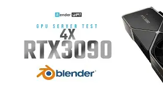 Powerful Blender Render Farm | Cycles Render with 4x RTX 3090 | iRender Cloud Rendering