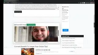 Convert Base64 To Image Online Free Tool - w3aischOOls