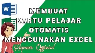 ✅ Cara membuat Kartu Pelajar dengan rumus Vlookup di excel