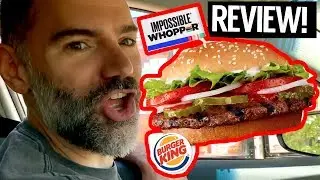 IMPOSSIBLE WHOPPER REVIEW with Steve and Larson