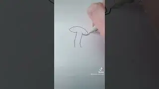 How to draw a cute mushroom tutorial