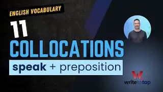 Collocations and phrasal verbs with SPEAK + PREPOSITION