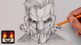 How To Draw Lord of the Wasteland | Fortnite Sketch Tutorial