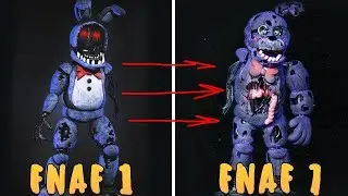 КАК МЕНЯЛИСЬ АНИМАТРОНИКИ ФНАФ! FNAF 1 2 3 4 5 6 7 ANIMATRONICS (2014-2018)