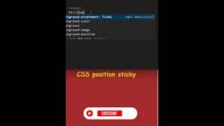 Sticky position in 