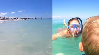 A Perfect Beach Day & Eating At Our Favorite AMI Restaurants! | Anna Maria Beach Trip!