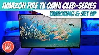 UNBOXING & SET UP Amazon Fire TV Omni QLED Series Smart TV