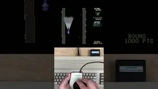 Playing LeMans 1982 Commodore 64  #retrogaming #8bitssystem #c64 #shorts