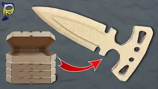 How to make DUAL DAGGERS STANDOFF 2  out of cardboard. New knives from STENDOFF 2 from the pizza box