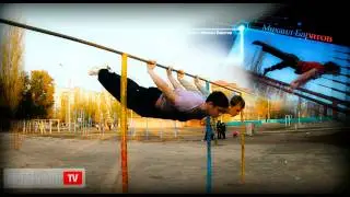 Школа турника 13 (горизонтальный вис сзади)