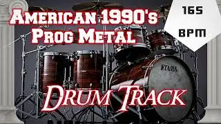 American 1990's Prog Metal Drum Track - 165 BPM (FREE DOWNLOAD)