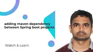 adding maven dependency between Spring boot projects