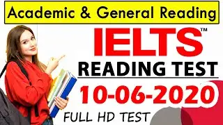 IELTS READING PRACTICE TEST 2020 WITH ANSWERS | 10-06-2020