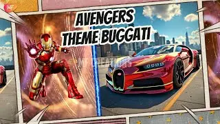 Avengers & DC Heroes as Bugatti Supercars – Epic Crossover Showdown! 🔥