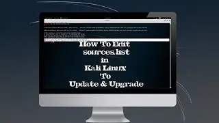 How to Fix Kali Linux sources list Repositories File?