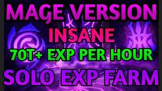 [MAGE VERSION] Fastest way to solo grind exp in Dungeon Quest