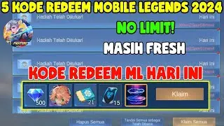 NO LIMIT 5 KODE REDEEM ML TERBARU KODE REDEEM MOBILE LEGENDS KODE REDEEM ML HARI INI AGUSTUS 2024