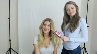 ASMR Relaxing Hair Play, Brushing, and Scalp Massage