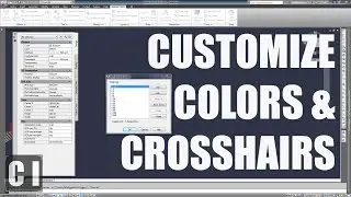 Autocad Tutorial: How to Change Crosshair Size & Color  - 2min Tip, Trick or Tutorial #2