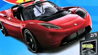 Unboxing and Review: Hot Wheels - Tesla Roadster With Starman (HW Space)