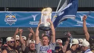 LIVE: Dodgers Parade through Downtown LA after World Series win