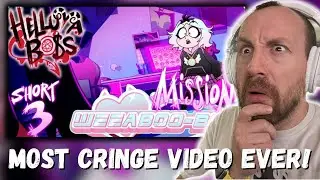 MOST CRINGE VIDEO EVER!!! HELLUVA SHORTS 3 // MISSION: WEEABOO-BOO // HELLUVA BOSS (REACTION!!!)