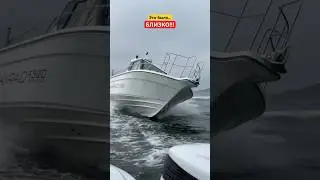 Это было БЛИЗКО ❌❌❌ Ещё больше ситуаций на канале #лодочник #crash #fail #boat #videoshort #бурцев