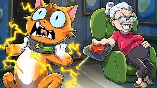 CAT REVENGE to GRANNY & DOG? I Am Cat VR Animation -  BUT CUTE Daily Life Animation