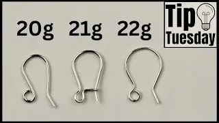 How to Make Easy Earring Hooks // Tip Tuesday Tutorial // WHAT IS ARGENTIUM SILVER WIRE?