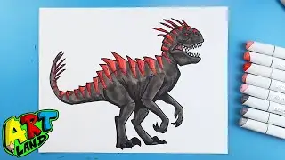 How to Draw SCORPIOUS REX LEVEL 40