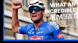 Van Der Poel Follows Grandfather’s Footsteps And Wins Milano-San Remo In Superb Fashion! | Eurosport