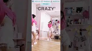 0.5x Slow Music #lesserafim #crazy #dancetutorial #dancechallenge