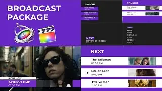 Broadcast Package | Apple Motion, Final Cut Pro